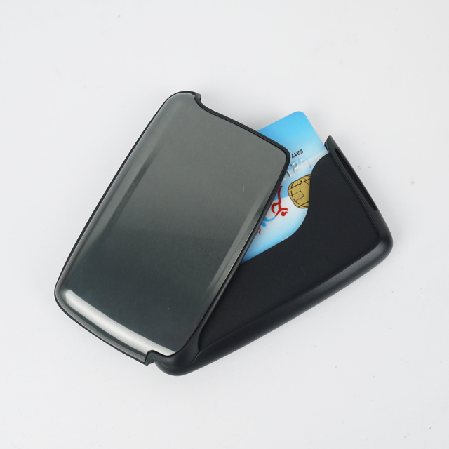 Ανδρικό πορτοφόλι Easy Open RFID Blacking Card Holder Aluminum